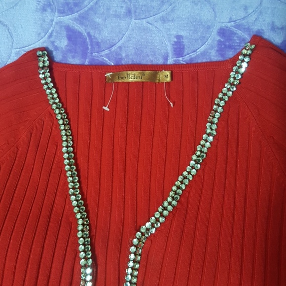 Red beautiful sweater NWOT. - Picture 5 of 7